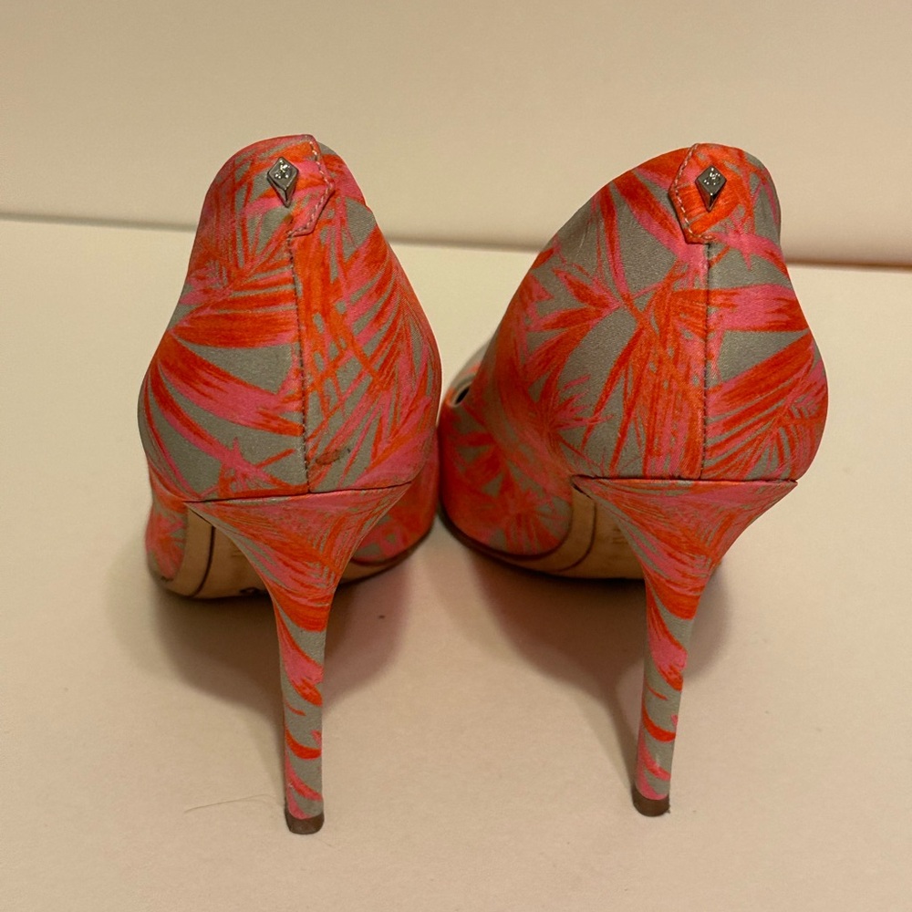 Sam‎ Edelman Women's Red and Pink Heels - Picture 4 of 5